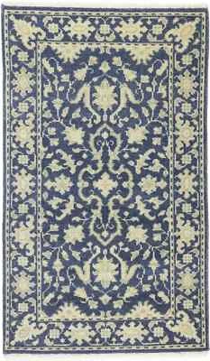 3X5 ft Transitional Oriental Rug Muted Floral Design Small Bedroom Decor Carpet - Image 1 of 4