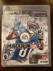 MADDEN NFL 13 - PS3 - COMPLETE W/ MANUAL - FREE S/H - (B31A) - Picture 1 of 1