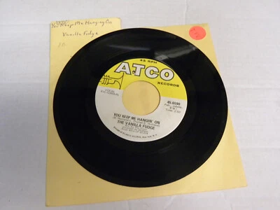 THE VANILLA FUDGE YOU KEEP ME  HANGIN ON & COME DAY & NIGHT  (  ATCO 45-6590) - Image 1 of 2