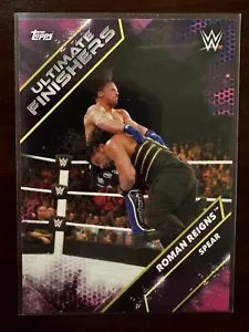 2021 Topps WWE Superstars Ultimate Finishers #179 Roman Reigns Spear - Picture 1 of 2