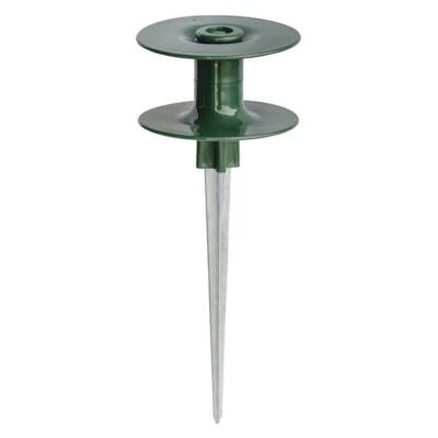 Rueda de resina guía de rodillo liso de manguera de jardín de 10" con espiga de metal de zinc de alta resistencia Foto 1 de 4