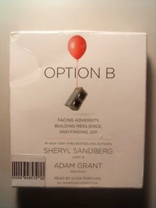 Option B Audio Book CD Set Sheryl Sandberg Adam Grant Finding Joy in Adversity - Foto 1 di 4