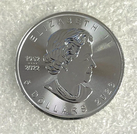 2023 Silver $5 Silver Canadian Maple Leaf 1 oz Brilliant Uncirculated Cover