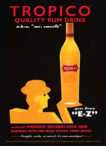 Anuncio de ron tropical #1 raro 1999 agotado - Imagen 1 de 2