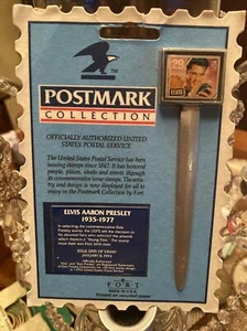 Vintage 1992 Elvis Presley Poststempel Sammlung Briefmarken Design Brieföffner Neu - Bild 1 von 5