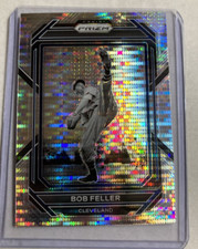2023 Panini Prizm #260- BOB FELLER Pulsar Prizm Parallel SP