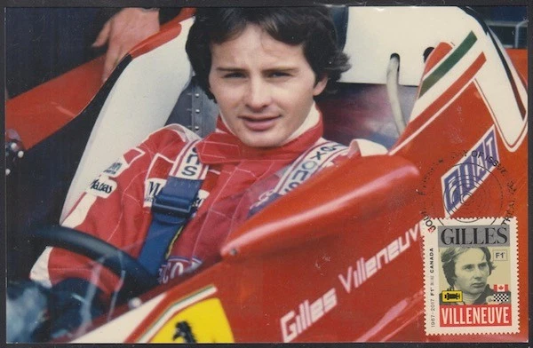 CANADA # 2994.2, FORMULA 1 GILLES VILLENEUVE POSTAGE STAMP on SUPERB POSTCARD #2 - Image 1 of 1