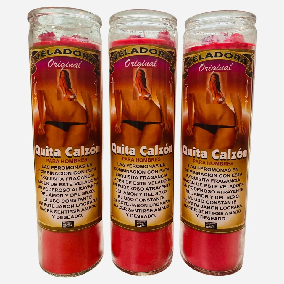 Quita Calzon Veladora Preparada y Conjurada con Hierbas y Aceites - Image 1 of 1