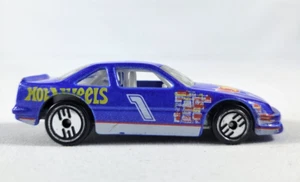 1991 Hot Wheels #1 Car Chevy Lumina Stocker Blue 1:64 - Picture 1 of 13