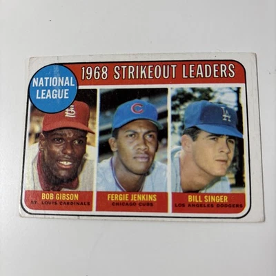 1969 Topps -1968 Strikeout Leaders Muito Bom Frete Grátis - leia - Imagem 1 de 2