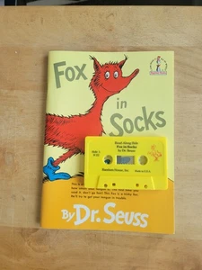 Fox In Socks , Dr Suess Cassette And Book. 1986 - Bild 1 von 6