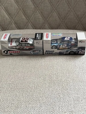 LOT 2 ACTION BRAD KESELOWSKI 1:64 2013 MILLER LITE FUSION #2 & MUSTANG #22 NEW - Image 1 of 4