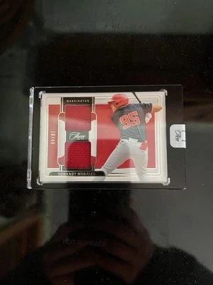 2024 Panini Three And Two Yohandy Morales Patch /49 - Image 1 of 2