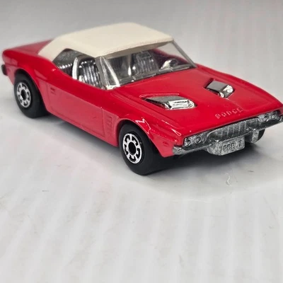 Dodge Challenger rojo Matchbox Lesney Superfast 1975 vintage Foto 1 de 4