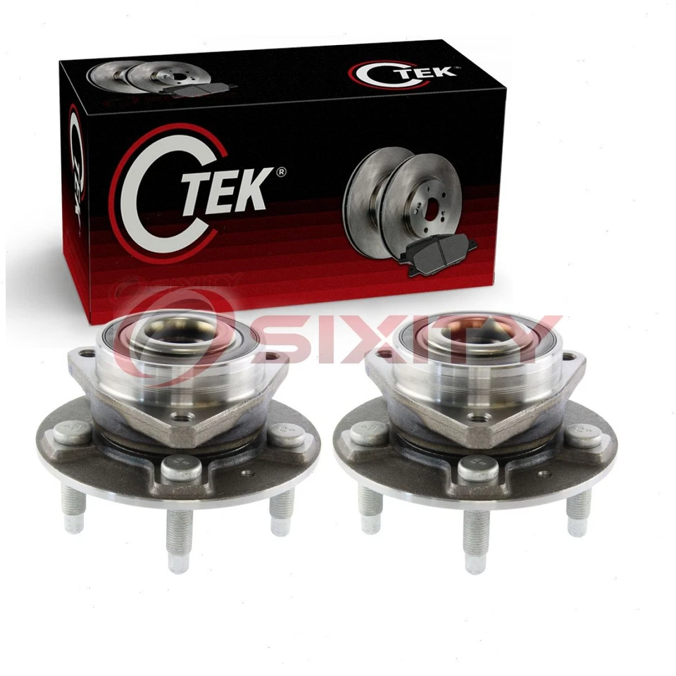 Conjunto de buje de cojinete de rueda delantera centrado de 2 piezas para Cadillac XTS SD 2013-2019 Foto 1 de 4