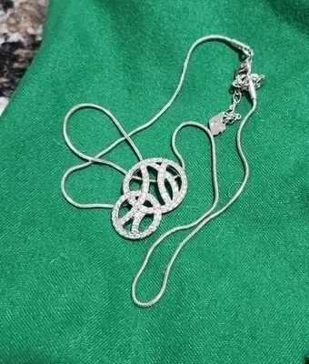 Collar de joyería de moda SWAROVSKI collar de plata cristales SWAROWSKI Foto 1 de 4