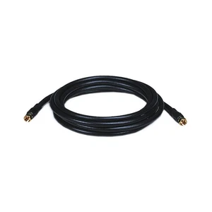 MONOPRICE 6313 Coaxial Cable,RG-6,10 ft.,Black 14C393 - Picture 1 of 1