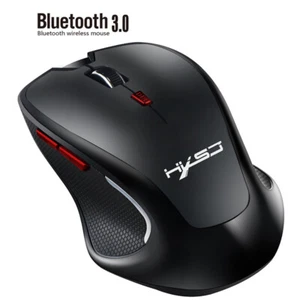 Portable Bluetooth Wireless Optical Ergonomic Mouse for PC Laptop 2400 DPI Mice - Picture 1 of 15