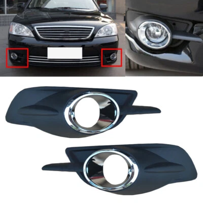 1 par para Ford Mondeo 2006-2007 cubierta de faro antiniebla delantero rejilla marco de faro antiniebla Foto 1 de 4