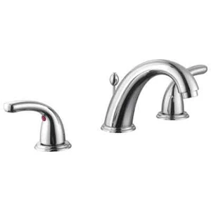 Costruttori 8 pollici Rubinetto bagno ad arco alto 2 maniglie diffuso in cromo - Foto 1 di 8