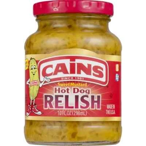 Cains Hot Dog Relish 10 fl oz - Picture 1 of 5