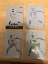 JUSTIN HUNTER ROOKIE 4 CARD LOT 2013 LEAF DRAFT MATRIX 1/1 PRINTING PLATE SP SET