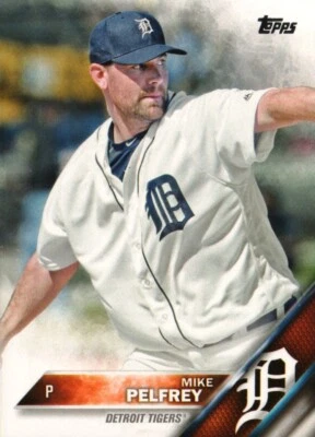 2016 Topps Baseball #642 - Mike Pelfrey - Detroit Tigers  16-849 - Image 1 of 2