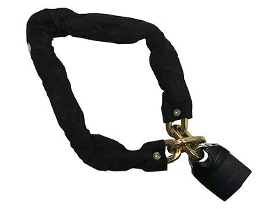 HEAVY DUTY, "TRUCKER" PADLOCK AND CHAIN. SUPER HEAVY DUTY, ANTI-TAMPER LOCK. - Image 1 of 4