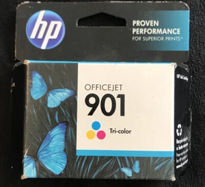 HP 901 (CC656AN140) Tri-Color Ink Cartridge August 2010 - Picture 1 of 2