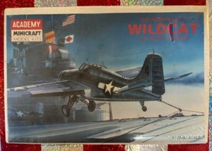 Academy Minicraft Model #1650 (1991 issue): Grumman F4F-4 Wildcat, 1/72; Sealed - Picture 1 of 2