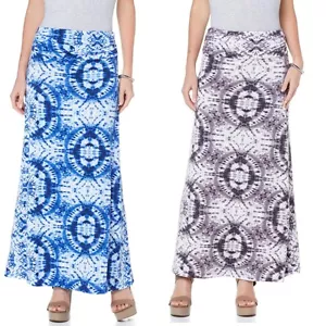 Lyric Culture Tie Dye Maxi Skirt 430547-AJ (NI) - Picture 1 of 3