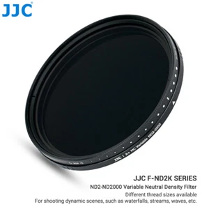 JJC 46mm ND2-ND2000 ND Filter Variable Neutral Density Filter for Camera Lens - Picture 1 of 12