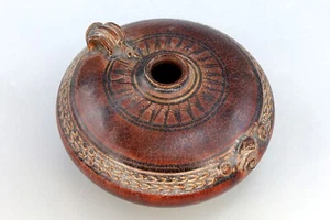 Angkor Khmer Ceramic Lime Pot, In The Style Of The Yashodharapura Empire, Glazed - Picture 1 of 7