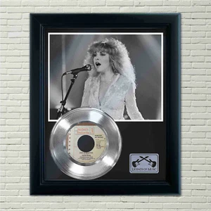 Stevie Nicks "Edge Of Seventeen" Silver Framed Record Display - Picture 1 of 4