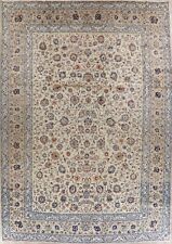 Antique IVORY Floral Ardakan Area Rug Wool Hand-knotted Palace Size Carpet 11x17