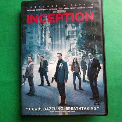 INCEPTION movie DVD English Japanese Portuguese sub title voiceover Christopher - Image 1 of 3