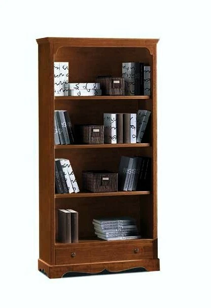 LIBRERIA A GIORNO C/CASSETTO IN LEGNO COLORE NOCE xSOGGIORNO STUDIO SALA FE312 - Immagine 1 di 1