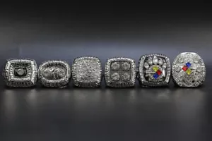 6pcs ring Pittsburgh Steelers rings size 11 -**-- - Picture 1 of 1
