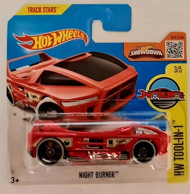 Hot Wheels Night Burner Track Stars HW TOOL-In-1. 2016 Hot Wheels Showdown - Image 1 of 4