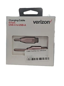 Original Verizon Charging Cable 6 Feet USB To Usb C For Android For Iphone 15 - Picture 1 of 3