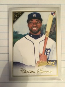 2019 TOPPS GALLERY CHRISTIN STEWART ARTIST PROOF PARALLEL ROOKIE # 80 DETROIT 🐅