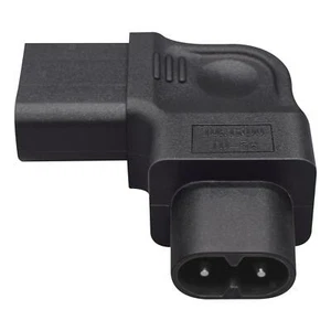 C8 to C13 Adapter 250V L Shape 2.5A 10A Right Bend Design Power Plug 90 Degree - Picture 1 of 4