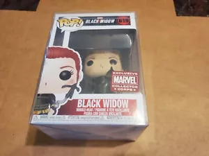 Funko Pop! Marvel Black Widow Collector Corps MCC Exclusivo #619 con PROTECTOR - Imagen 1 de 6