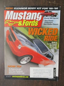 MUSTANG & FORDS MAGAZINE DECEMBER 2004 SPRINT 302 1965 FASTBACK 497 CLEVELAND - Bild 1 von 2