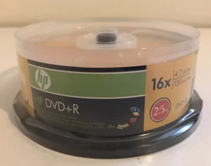 HP DR16025CB 4,7 GB 16x DVD+RS (mandrino per scatola torte 25 ct) - Foto 1 di 3