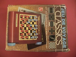 Vtg. Lakeside Travel Game Classics 7 Games In 1 Backgammon Checkers Chess - Picture 1 of 8