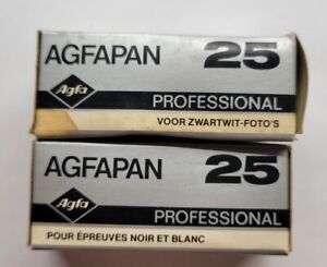 AGFA Agfapan 25 Professional Black And White Film 16 Exposures Per Box EXP 01/85
