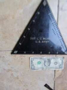 Rare & Unusual WW2 Hand Made TRENCH ART CRIBBAGE BOARD, ID'D to Army Sgt. Murphy - Picture 1 of 4