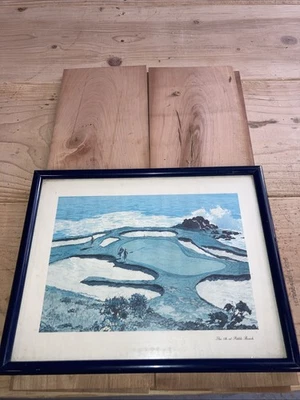 Pintura del campo de golf James March Philips The 7th At Pebble Beach Foto 1 de 4