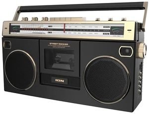 Audio 1980S-Style Portable Bluetooth Boombox AM/FM Radio Cassette Player Reco... - Picture 1 of 6